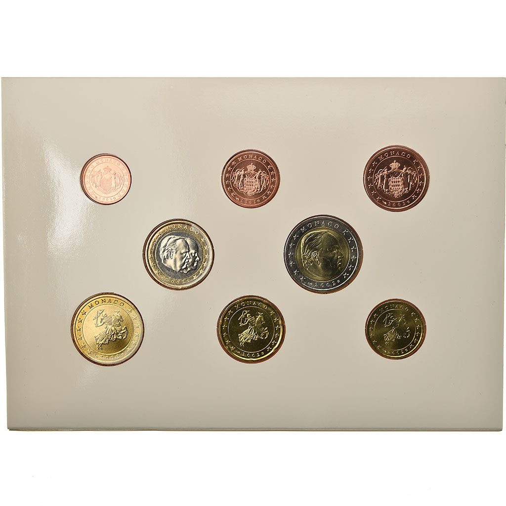 Monaco, Set, Prince Rainier III, 2002, FDC