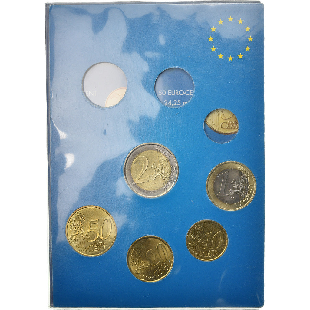 Mónaco, Set, Prince Rainier III, 2003, 10c à 2€, EBC, Sin información