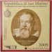 San Marino, 2 Euro, Galileo Galilei, 2005, BU, FDC, Bi-metallico