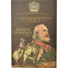 San Marino, 2 Euro, Giuseppe Garibaldi, 2007, MS(65-70), Bimetallic, KM:481