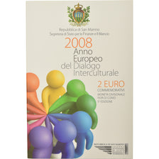 San Marino, 2 Euro, Année européenne du dialogue interculturel, 2008