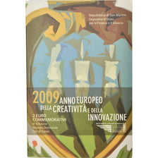 San Marino, 2 Euro, Année  de la création et de l'innovation, 2009, MS(65-70)