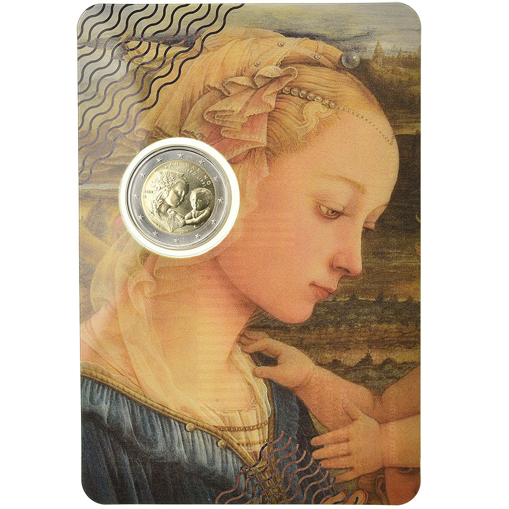 San Marino, 2 Euro, Filippo Lippi, 2019, MS(65-70)