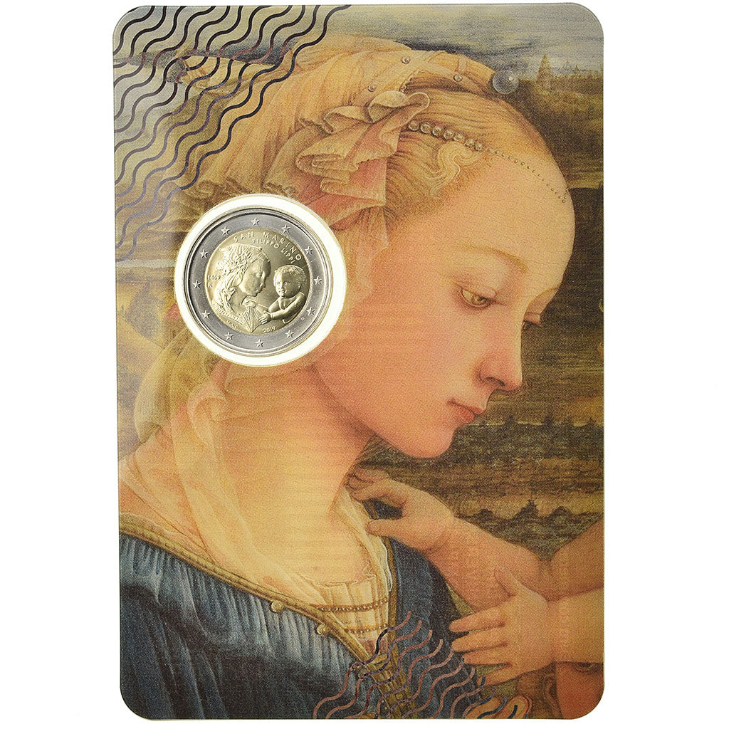 San Marino, 2 Euro, Filippo Lippi, 2019, FDC, N.C.