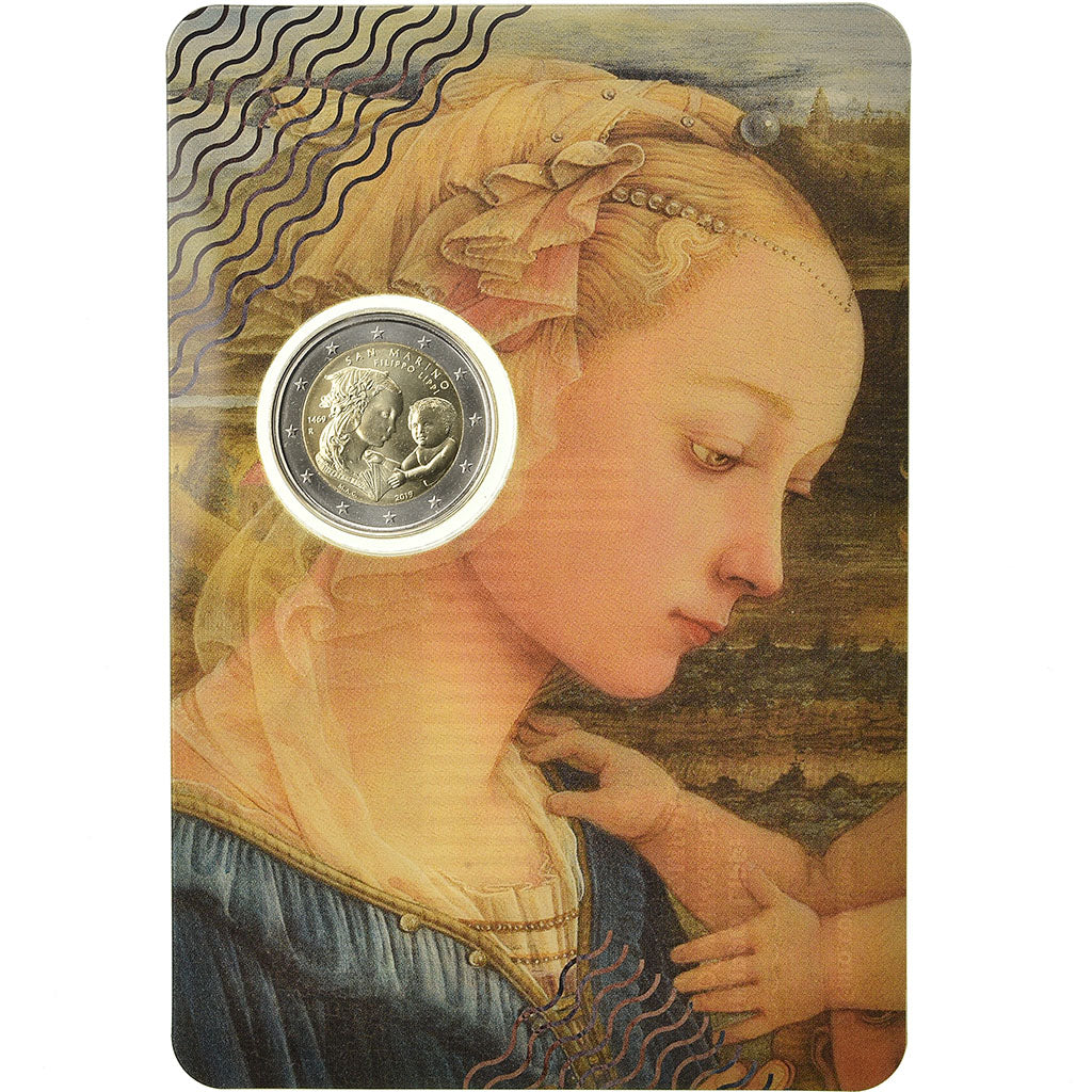 San Marino, 2 Euro, Filippo Lippi, 2019, MS(65-70)