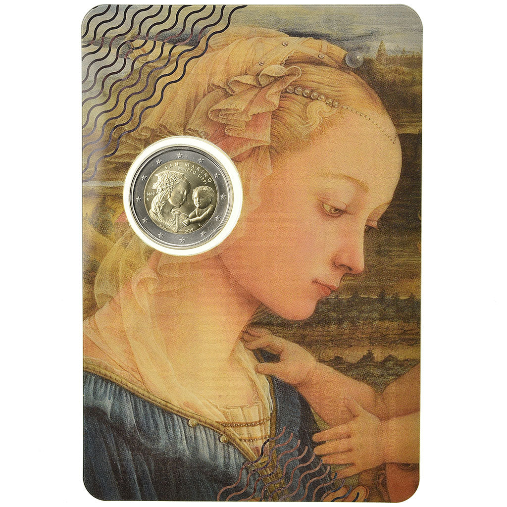San Marino, 2 Euro, Filippo Lippi, 2019, MS(65-70)