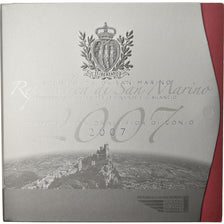 San Marino, Set, 2007, 1c à 5 €, FDC