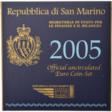 San Marino, Set, 2005, 1c à 5 €, FDC