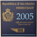 San Marino, Set, 2005, 1c à 5 €, FDC