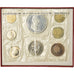 Moneta, Monaco, Rainier III, Set, 1974, 10 c à 50 Fr, MS(65-70), ND