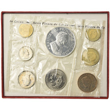 Monnaie, Monaco, Rainier III, Set, 1974, 10 c à 50 Fr, FDC
