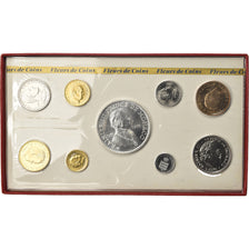 Coin, Monaco, Rainier III, Set, 1976, 1c à 50 Fr, MS(65-70)