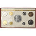Coin, Monaco, Rainier III, Set, 1976, 1c à 50 Fr, MS(65-70)