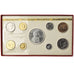 Monnaie, Monaco, Rainier III, Set, 1976, 1c à 50 Fr, FDC