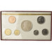 Moneta, Monaco, Rainier III, Set, 1975, 10 c à 50 Fr, MS(65-70), ND