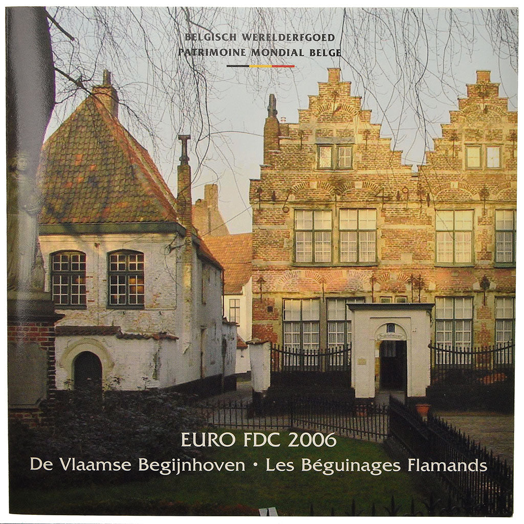 Belgium, Set, Les Béguinages Flamands, 2006, 1c à 2€, MS(65-70)