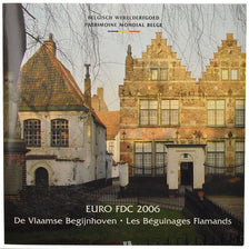 Belgium, Set, Les Béguinages Flamands, 2006, 1c à 2€, MS(65-70)