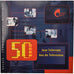 Belgique, Coffret, 50 ans de la télévision, 2003, 1c à 2€, FDC
