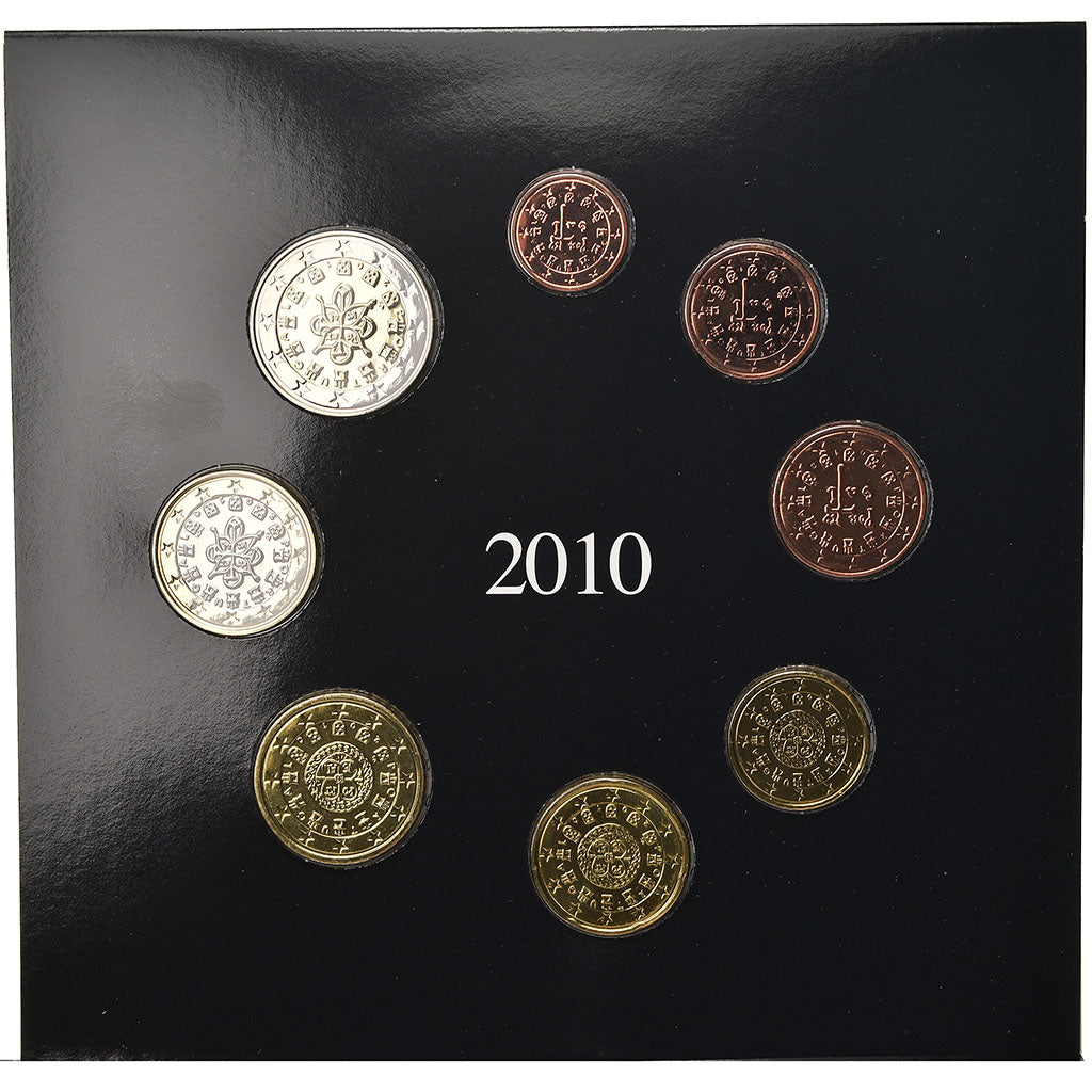Portugal, Set, 2010, 1c à 2€, MS(65-70), ND