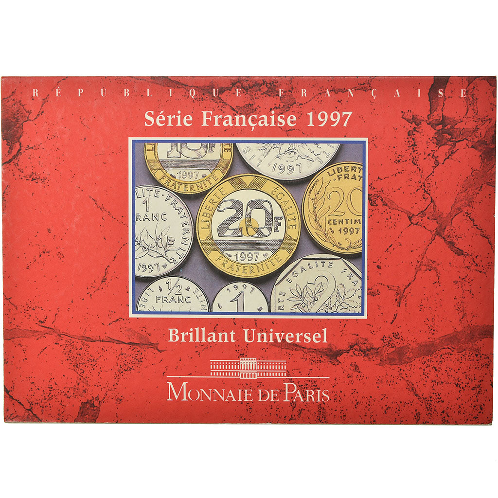 Monnaie, France, Coffret, 1997, 1c à 20 Fr, FDC