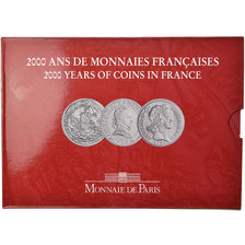Coin, France, Set, 2000, 3 X 5 Francs n°2, MS(65-70)