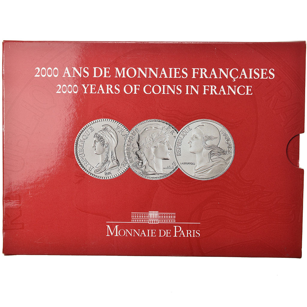 Coin, France, Set, 2000, 3 X 5 Francs n°3, MS(65-70)