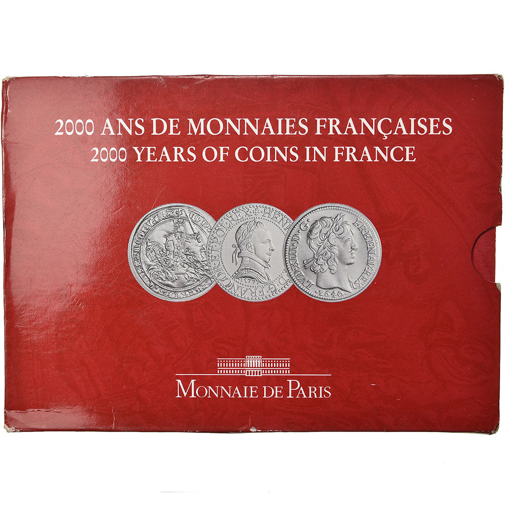 Coin, France, Set, 2000, 3 X 5 Francs n°2, MS(65-70)