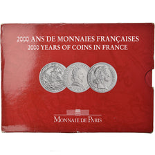Coin, France, Set, 2000, 3 X 5 Francs n°2, MS(65-70)