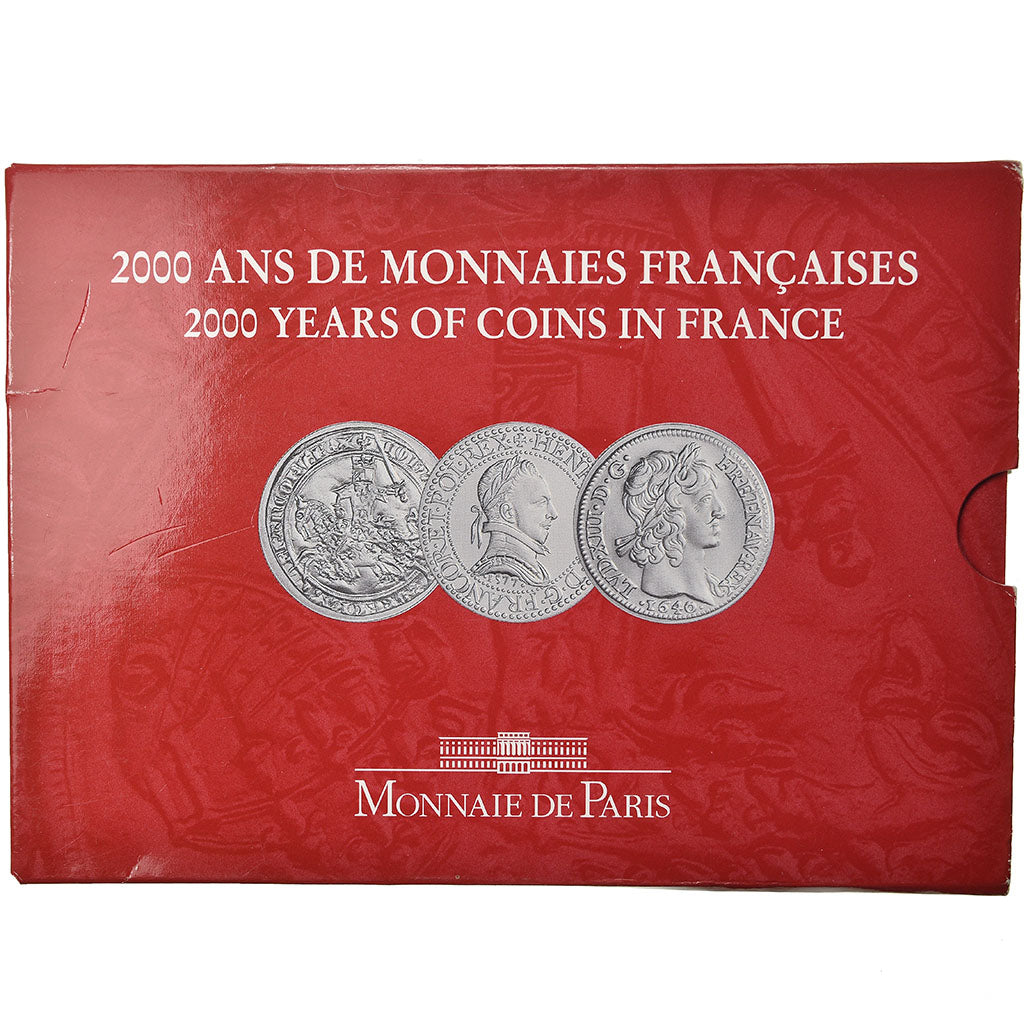Coin, France, Set, 2000, 3 X 5 Francs n°2, MS(65-70)