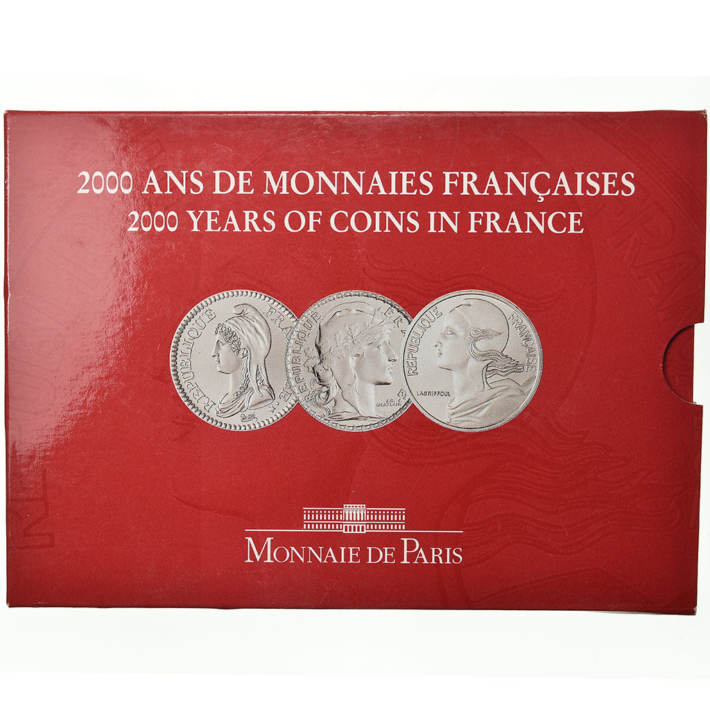 Coin, France, Set, 2000, 3 X 5 Francs n°3, MS(65-70)