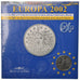 France, 1,5 Euro, Europa, 2002, Set, MS(65-70), Silver