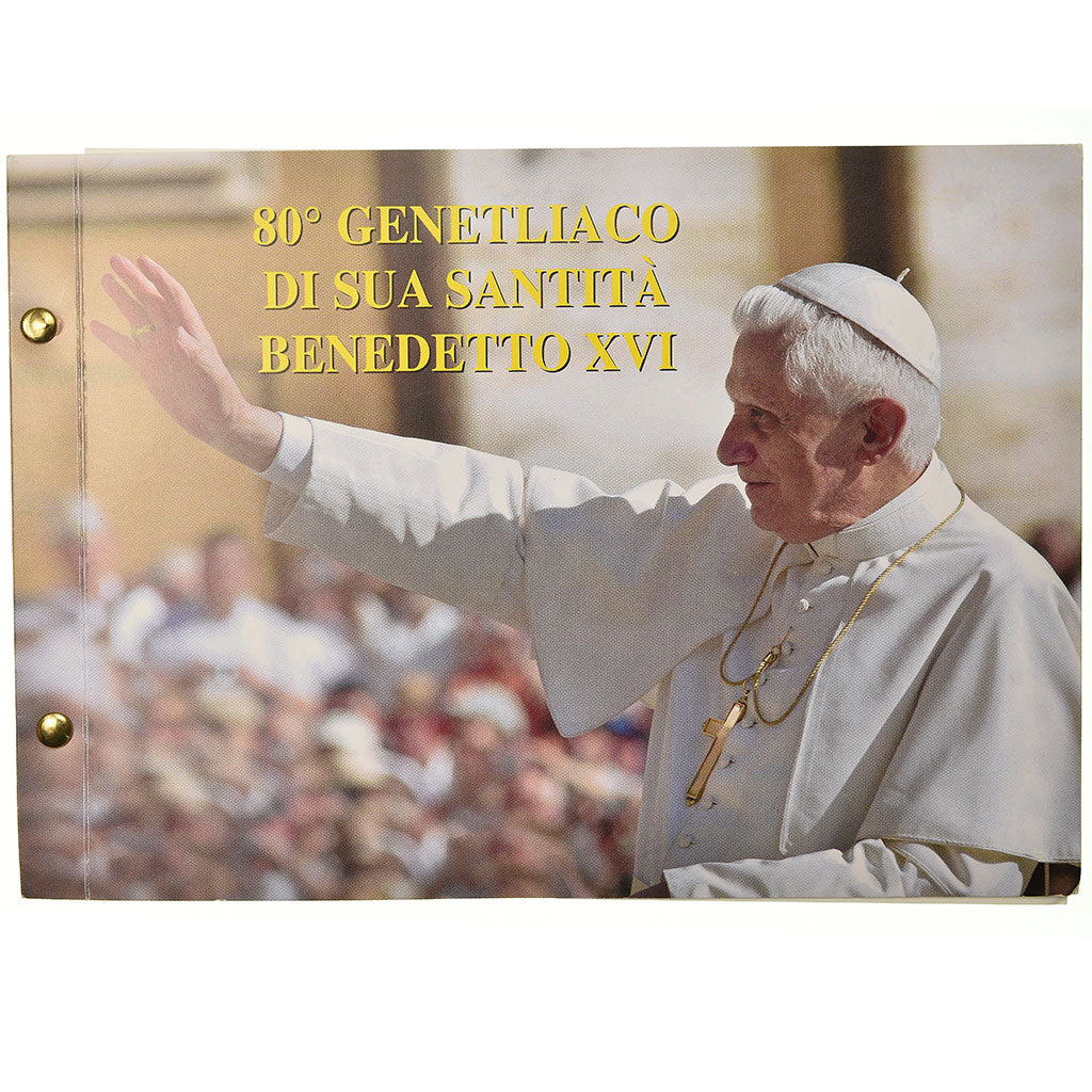 Vaticaan, 2 Euro, 80ème anniversaire de Benoit XVI, 2007, Enveloppe