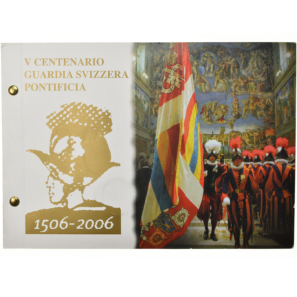 Vatikan, 2 Euro, 500 ans de la Garde Suisse Pontificale, 2006, Enveloppe