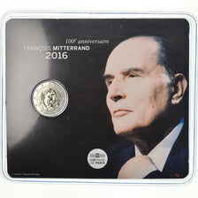 França, Monnaie de Paris, 2 Euro, François Mitterrand, 2016, BU, MS(65-70)