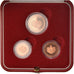 Monaco, Set, Prince Rainier III, 2005, 1,2,5 cts, MS(65-70), Copper Plated Steel