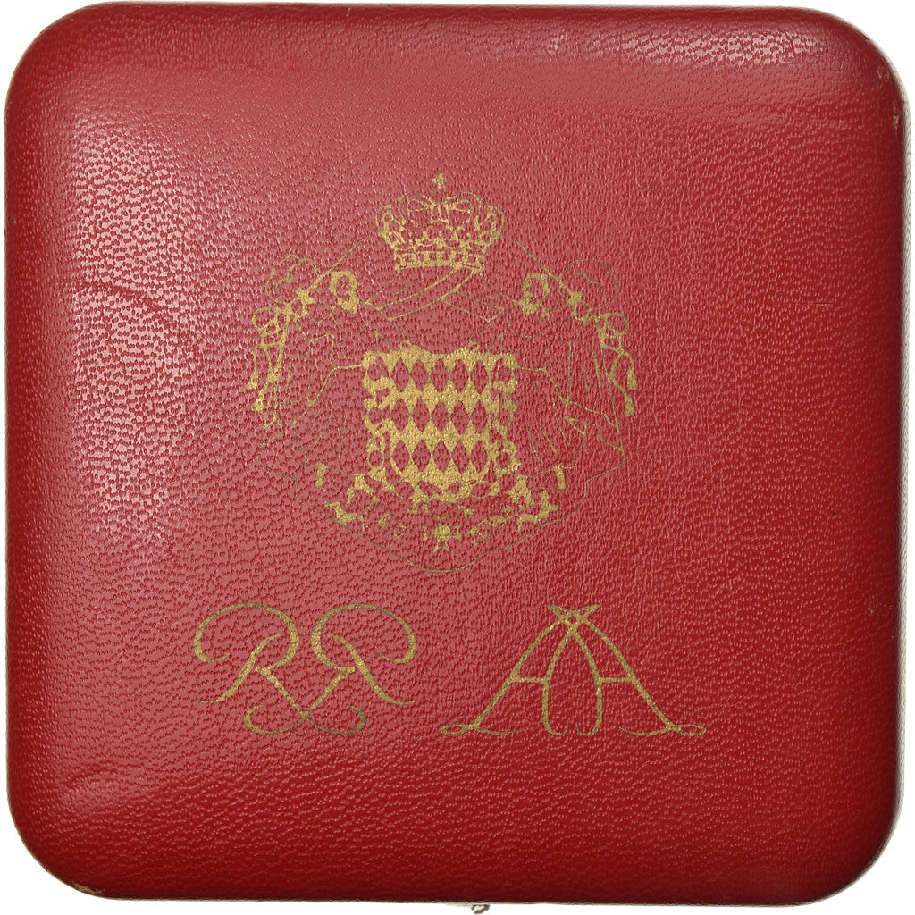 Monaco, Set, Prince Rainier III, 2005, 1,2,5 cts, MS(65-70), Copper Plated Steel