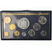 Coin, France, Set, 1980, Paris, 1c à 50 Fr, MS(65-70)