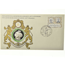 Belgium, Medal, Leopold III et Astrid, 1980, Enveloppe philatélique