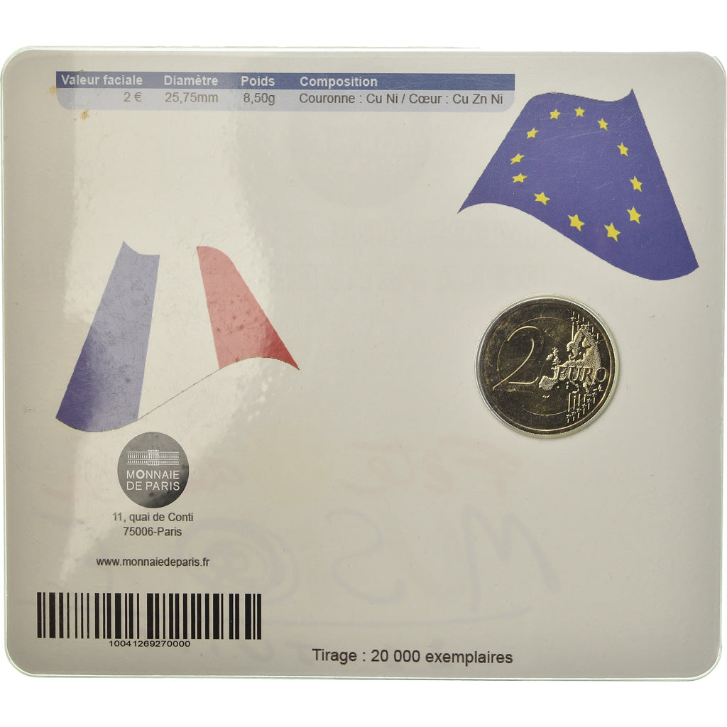 France, 2 Euro, Fête Musique, 2011, BU, SPL, Bi-Metallic, Gadoury:13., KM:1789