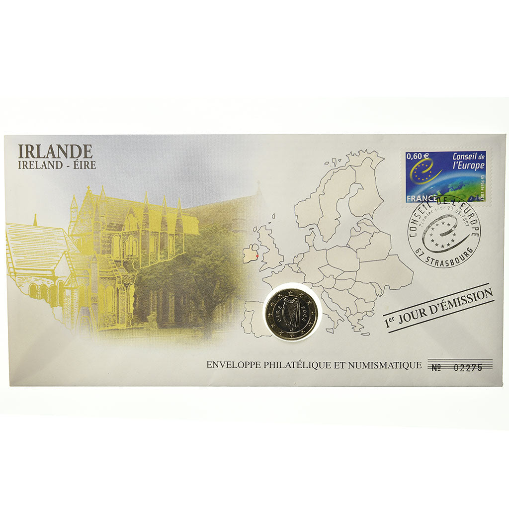 Ireland, 1 Euro, 2006, Enveloppe philatélique numismatique, SPL, Bi-Metallic