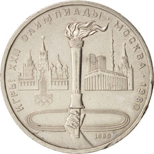 Russia, Rouble, 1980, AU, Copper-nickel, KM:178