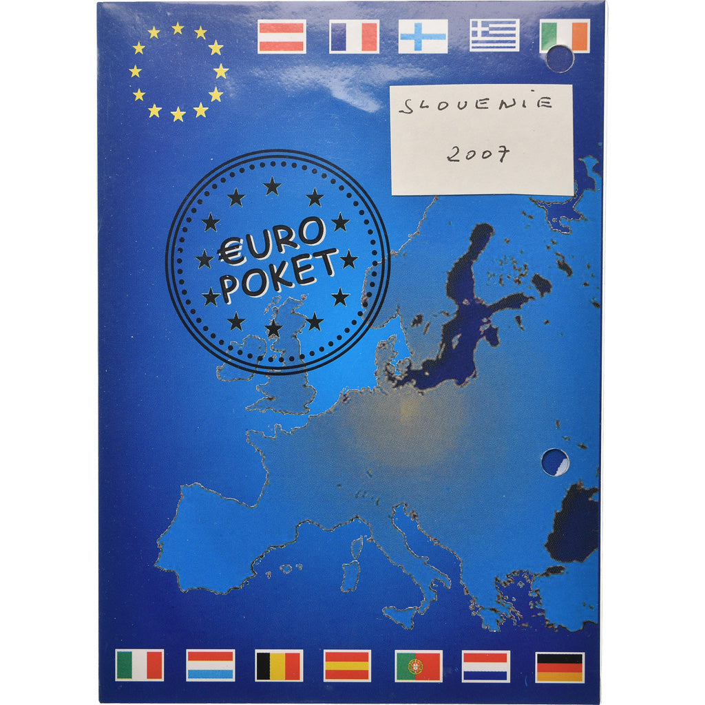 Slovenia, Set, 2007, 1c à 2€, FDC, N.C.