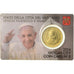 VATICAN CITY, 50 Euro Cent, 2014, Coin card, MS(65-70), Brass
