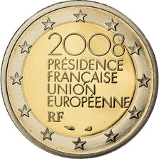 Frankrijk, 2 Euro, Présidence Française Union Européenne, 2008, BE, FDC