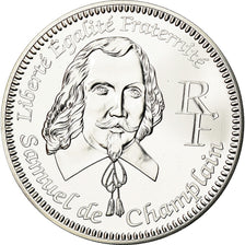 Francia, Monnaie de Paris, 1/4 Euro, Sainte-Croix en Arcadie, 2004, FDC, Plata
