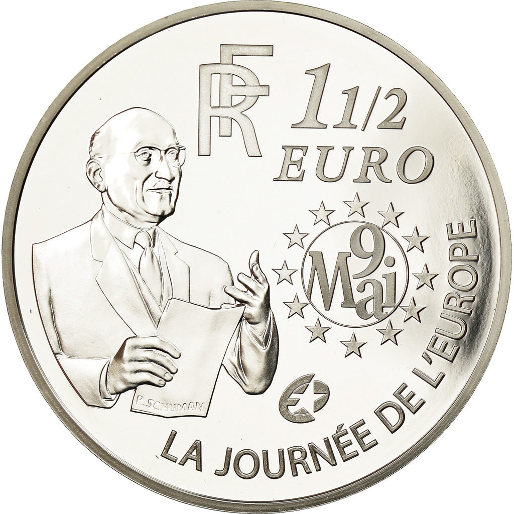 Francia, Monnaie de Paris, 1,5 Euro, Europa, 2006, FDC, Argento
