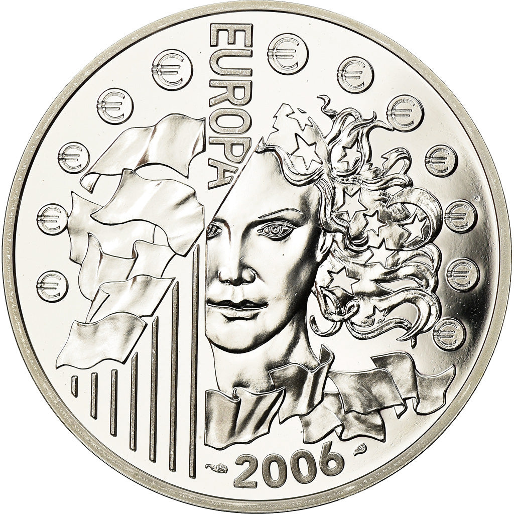 France, Monnaie de Paris, 1,5 Euro, Europa, 2006, FDC, Argent
