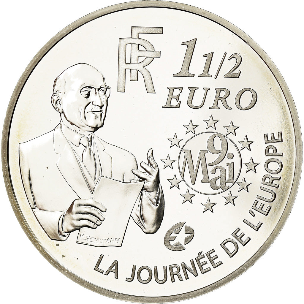 France, Monnaie de Paris, 1,5 Euro, Europa, 2006, FDC, Argent
