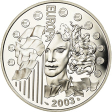 France, Monnaie de Paris, 1,5 Euro, Europa, 2003, FDC, Argent