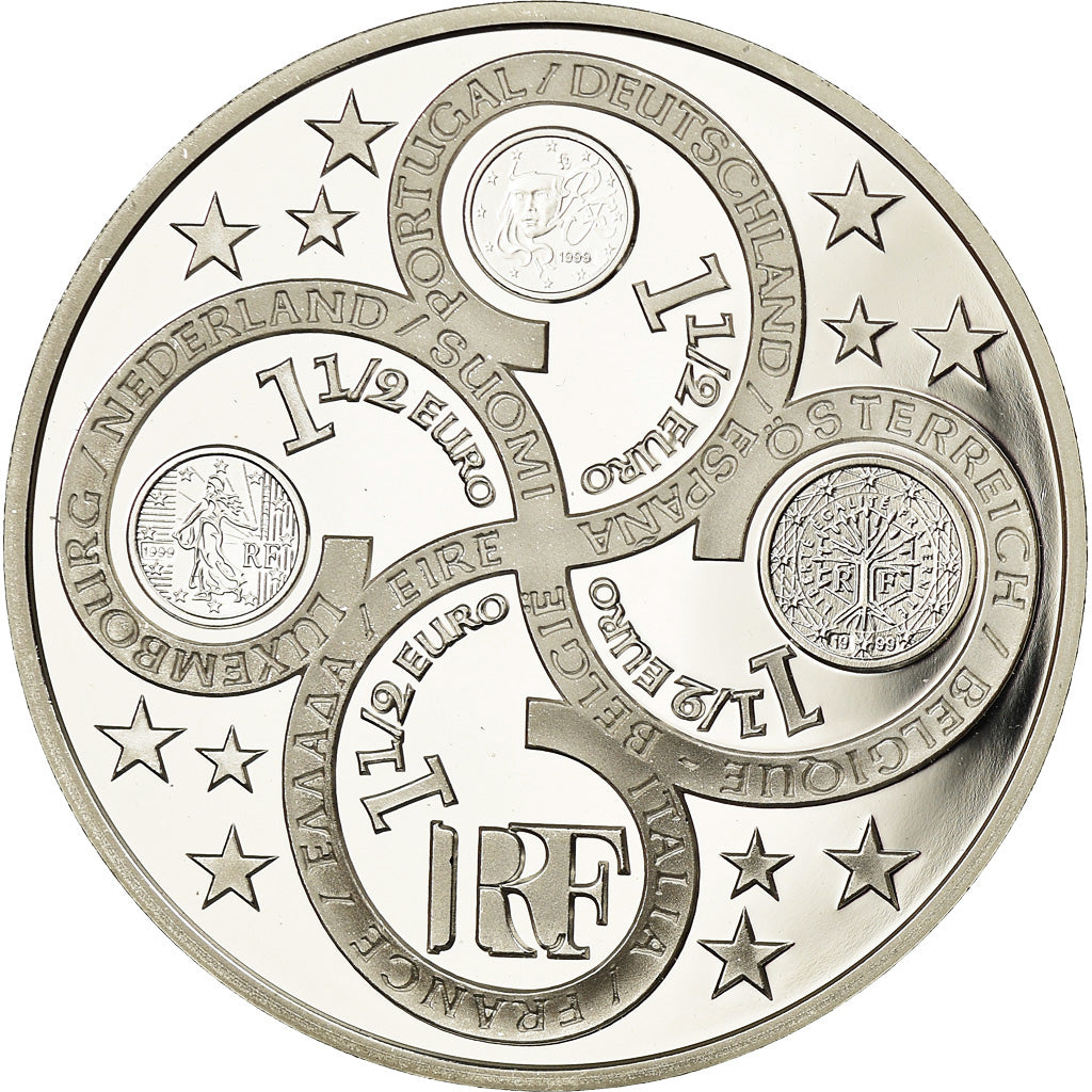 France, Monnaie de Paris, 1,5 Euro, Europa, 2003, MS(65-70), Silver